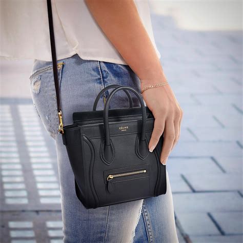 nano celine bag uk|Celine nano luggage shoulder bag.